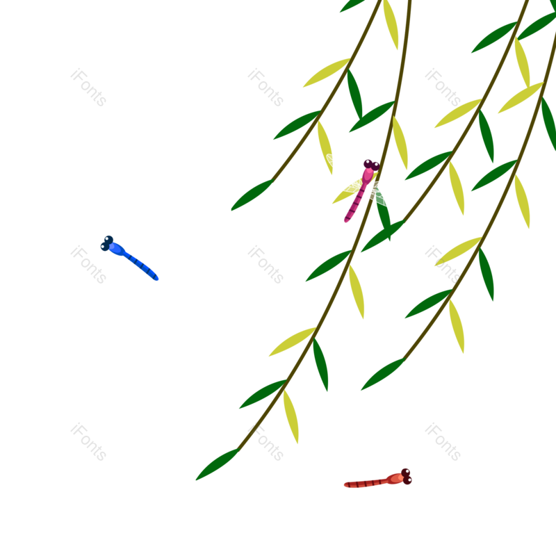 夏天图片,树枝元素,春天PNG,免抠素材